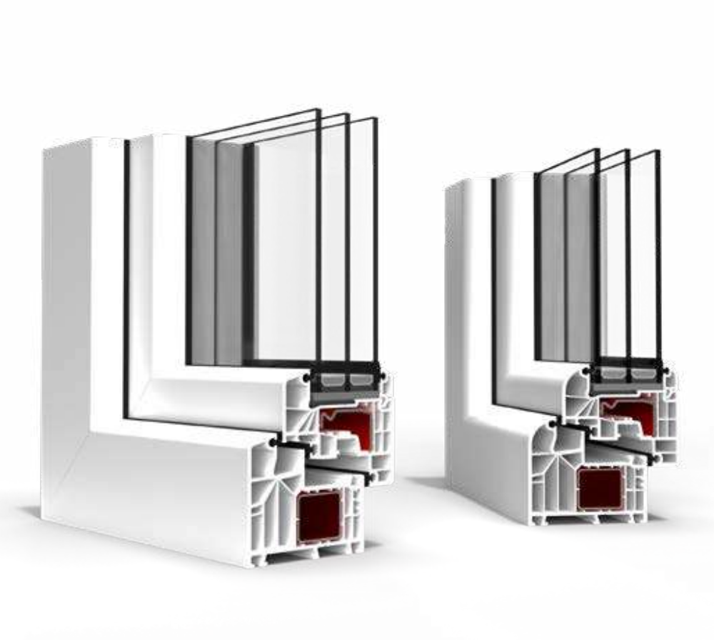 Profil de fenêtre PVC IDEAL 8000