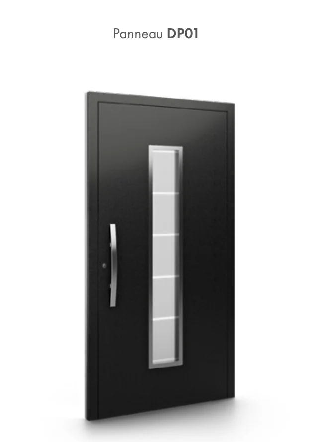 Porte d’entrée aluminium modèle DP01