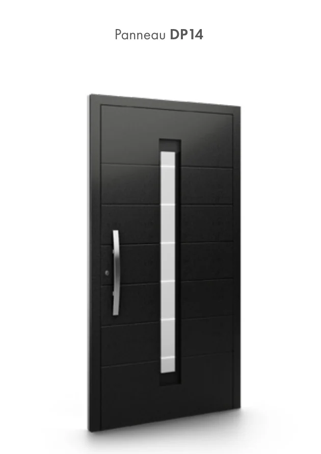 Porte d’entrée aluminium modèle DP14
