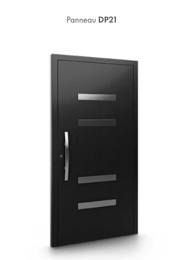 Porte d’entrée aluminium modèle DP21
