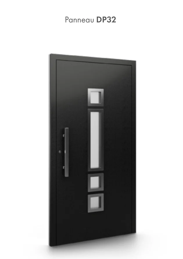 Porte d’entrée aluminium modèle DP32